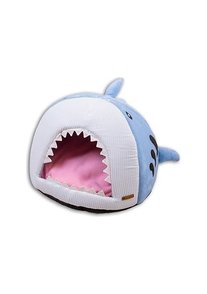 Tigres Puffy Köpek Balığı Şeklinde Kedi ve Köpek Yatağı