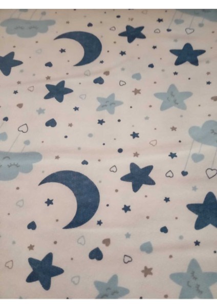 Yanpa Çift Katlı Kenarları Güpür Detaylı Kalın Penye Bebek Battaniyesi 100/100 Pamuklu indirimleri