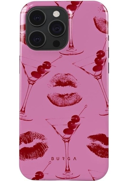 Iphone Uyumlu Burga Çift Tabanlı Dayanıklı Call Me Desenli Kılıf