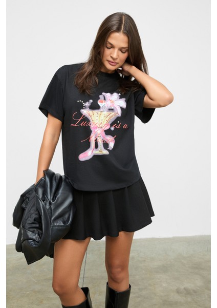 Zanıtha Kadın Yumuşak ve Esnek Kumaşlı Pileli Fermuarlı Mini Siyah Etek fiyatları