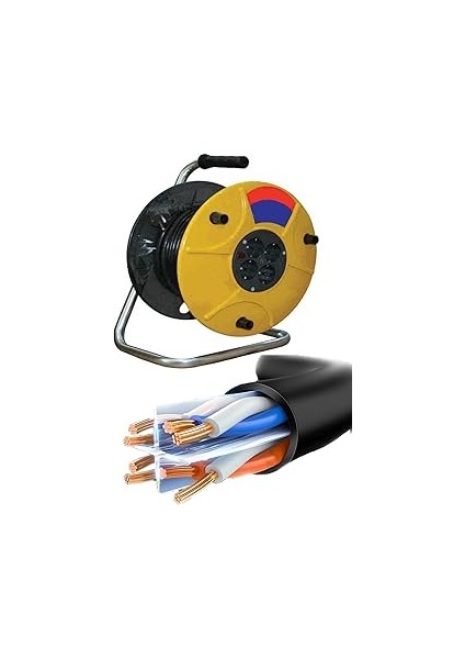 Murat Makaralı Uzatma Kablo Seyyar Priz 25 Metre 1410