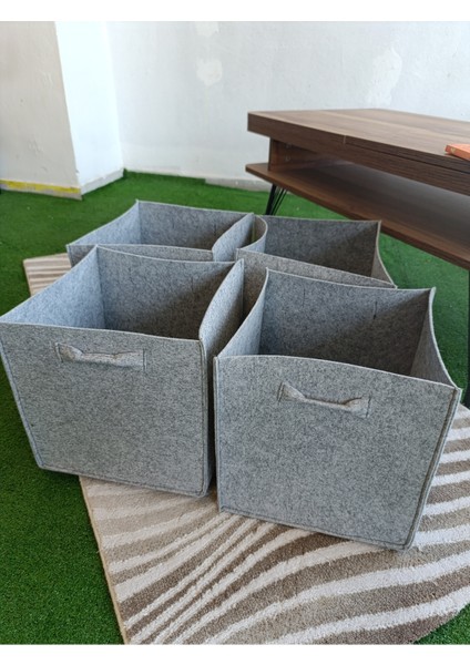 4 Lü Set 3mm Kalın Keçe Dolap Içi Düzenleyici Çocuk Oyuncak Kutusu Organizer fiyatları