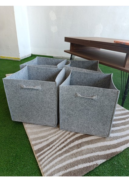 4 Lü Set 3mm Kalın Keçe Dolap Içi Düzenleyici Çocuk Oyuncak Kutusu Organizer modelleri