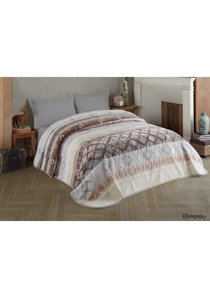 Kalın Tek Kişilik Kabartmalı Battaniye Embos 160X220