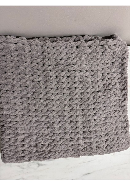 El Örgüsü Puffy Taş Rengi Burgu Desen Bebek ve Tv Battaniyesi fiyatları