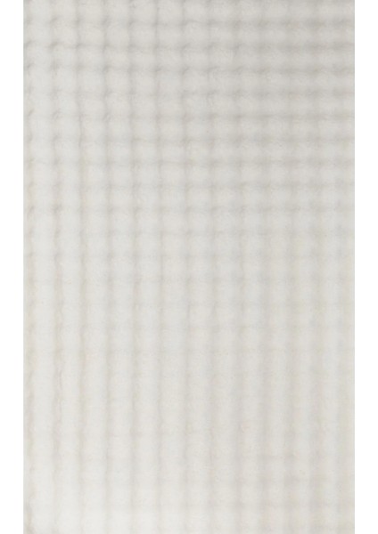 Frt Dekoratif Bubble Tüylü Yumuşak Peluş Kaymaz Yıkanabilir Salon Koridor Halı Yolluk Krem fiyatları