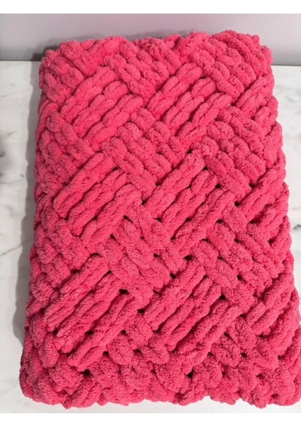 El Örgüsü Alize Puffy Bebek Battaniyesi Mercan Küp Şeker fırsatları