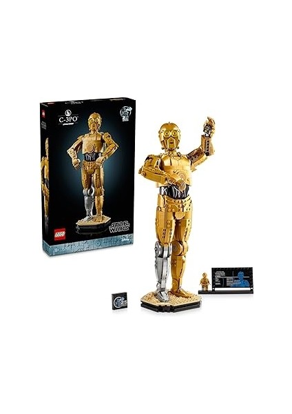 Star Wars™ C-3po™ 75398 - Yetişkinler Için Inşa Edilebilen Koleksiyonluk ve Nostaljik Droid Fi