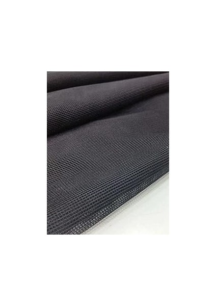 Yirtilmaz Kare Tel Kirma Tülü Ebat 290X100 cm (Si̇yah)
