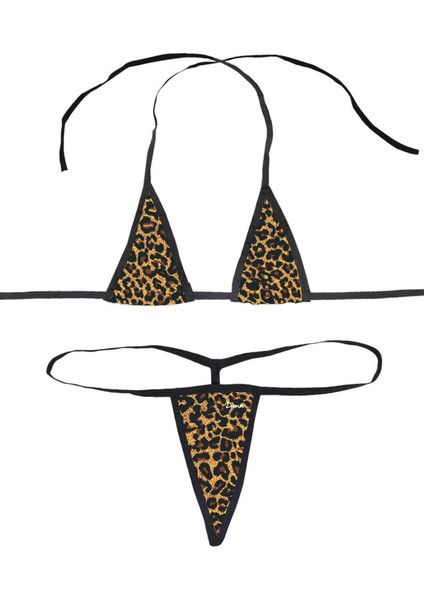 Fantezi Iç Giyim Leopar Desenli Fantazi Sütyen Külot Takımı fiyatları