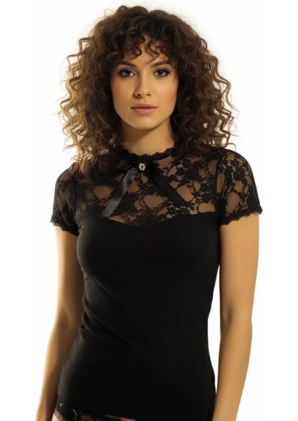 2140 Geniş Dantelli K.kollu Elastane modelleri