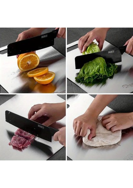 3'lü Paslanmaz Çelik Kesme Tahtası Seti fırsatları