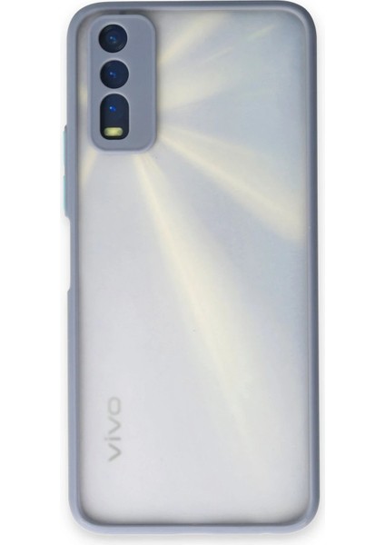 Vivo Y11S Kılıf Montreal Silikon Kapak - Gri
