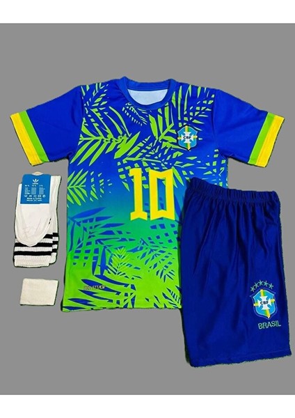 Neymar J.r. 2024-25 Yeni Sezon Brezilya Milli Takım Çocuk Forması fiyatları