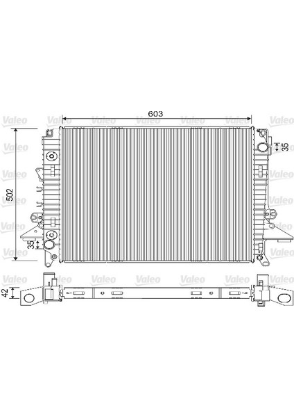 733286 Radyatör Land Rover Dıscovery Iıı- Iv- Rover Sport 2.7 D PCC500061-LR021778-PCC500610
