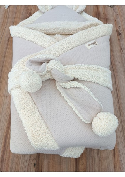 Kışlık Kalın Bebek Battaniyesi %100 Pamuklu Doğal Organik Uyku Kundağı Hastane Çıkışı Yenidoğan Örtü fiyatları