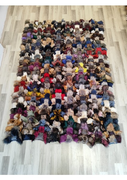 Karışık Renkli Doğal Kürk Halı fiyatları