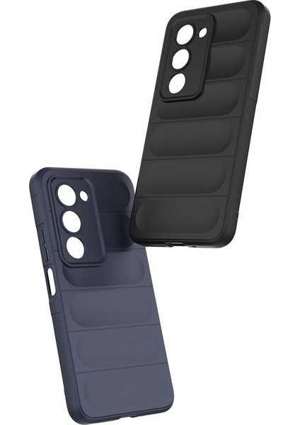 Redmi 15 Kılıf Esnek Tpu Oyuklu Arka Yüzey Tasarımlı Zore Etnik Silikon Kapak - Koyu Yeşil fırsatları