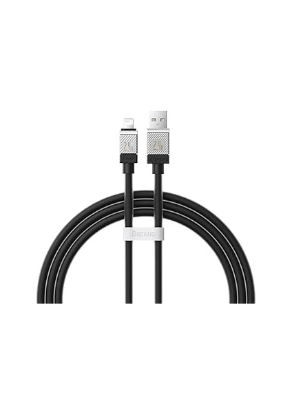 Coolplay Serisi Hızlı Şarj Kablosu USB To Ip 2.4A, 1m, Siyah