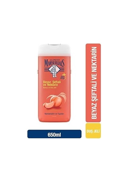 Le Petit Marseillais Duş Jeli Beyaz Şeftali & Nektarin (650 Ml)