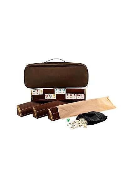 Oval Okey Takımı – 1. Sınıf Masif Doğal Ahşap Okey Seti