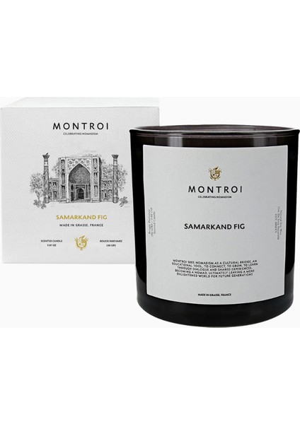 Samarkand Fig Candle 280G Lüks Soy Wax Mum