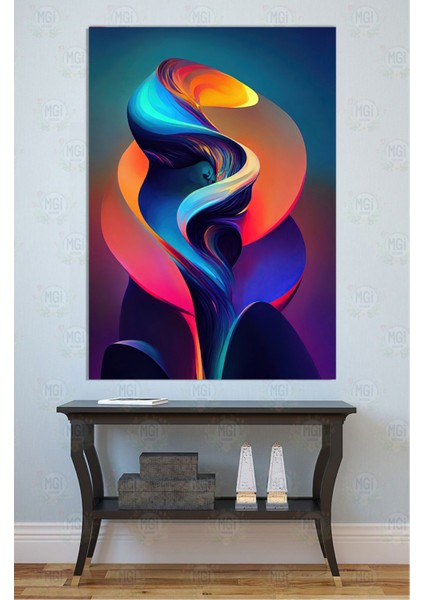 Canlı Renkler Soyut Sanat Kanvas Tablo Genç Odası Salon Modern Duvar Dekoru