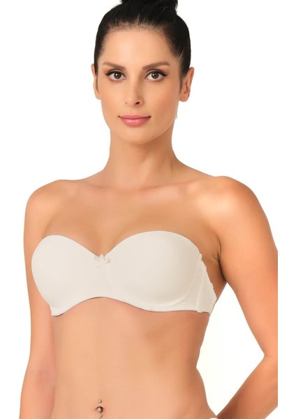 Ekru Mı Emay 701 Şeffaf Askılı Sütyen