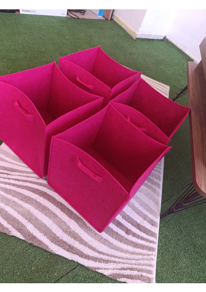 4 Lü Set 3mm Kalın Keçe Dolap Içi Düzenleyici Çocuk Oyuncak Kutusu Organizer fırsatları