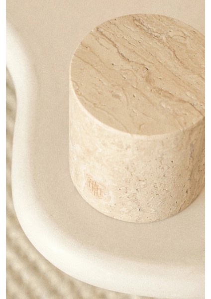Travertine Candle Holder 280G Mum Uyumlu Traverten Mumluk fiyatları