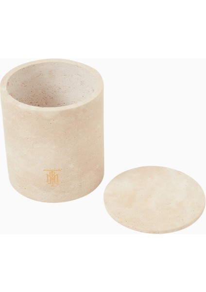 Travertine Candle Holder 280G Mum Uyumlu Traverten Mumluk modelleri