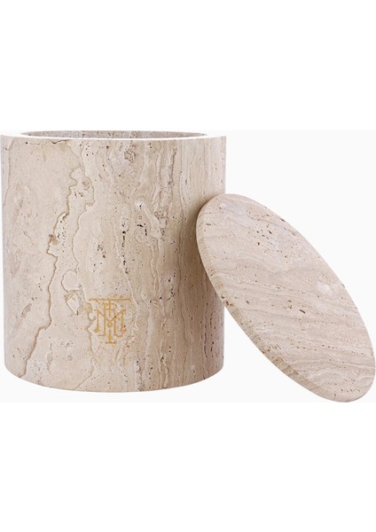 Travertine Candle Holder 280G Mum Uyumlu Traverten Mumluk fırsatları