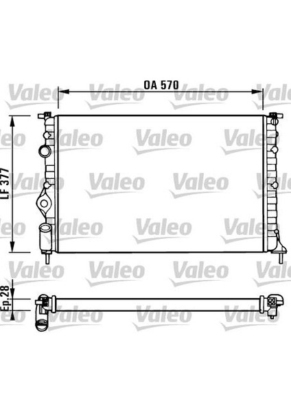 731379 Radyatör Renault Megane 7700838135