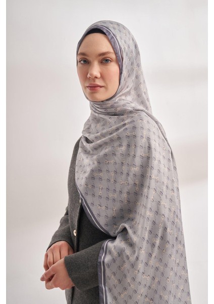 Ithal Vual Monogram Desen Şal -52929 fırsatları