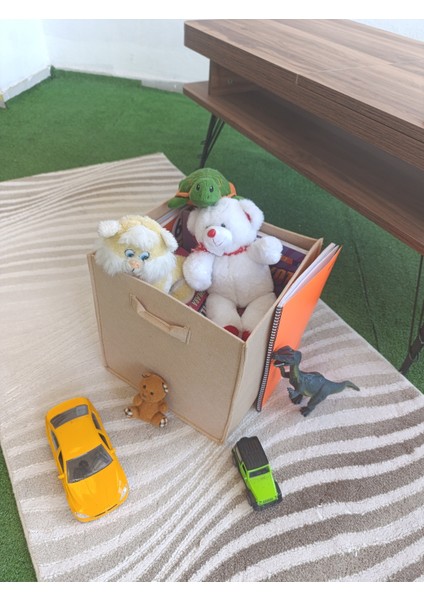 3mm Kalın Keçe Dolap Içi Düzenleyici Çocuk Oyuncak Kutusu Organizer
