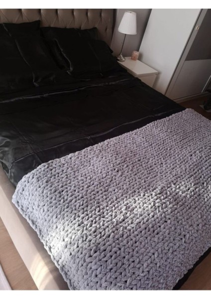 El Örgüsü Koltuk Şalı - Tv Battaniyesi (100X180CM) fırsatları