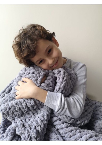 El Örgüsü Koltuk Şalı - Tv Battaniyesi (100X180CM) indirimleri