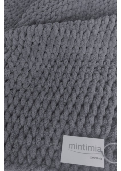 Bebek Battaniyesi Kışlık-Kalın Koyu Gri 100*100 fiyatları