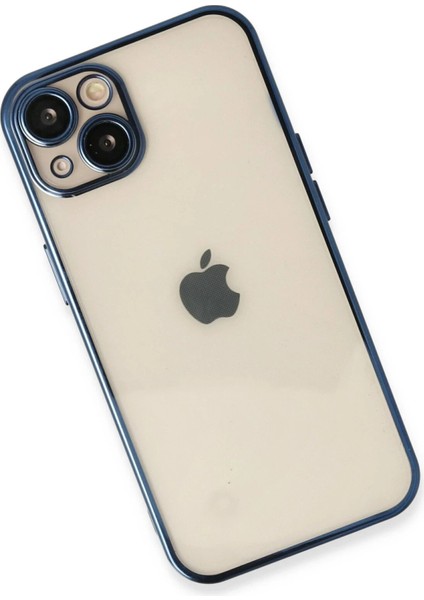 iPhone 13 Kılıf Lensli Silikon - Lacivert modelleri