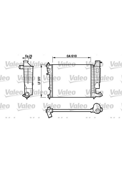 732535 Radyatör Al/mknk Xsara 1.4-1.6-1.8-2.0 98 >00-ZX92 >-Peugeot 306 1.4-1.6-1.8 97 >98 1330.45-1330.C7-1331.CS-9633070580