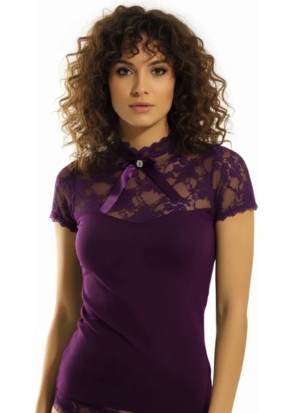 2140 Geniş Dantelli K.kollu Elastane fırsatları