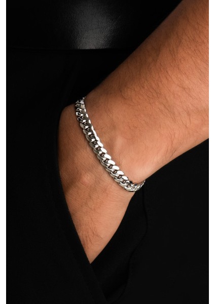 Apollo Italyan Gümüş Erkek Zincir Bileklik fiyatları