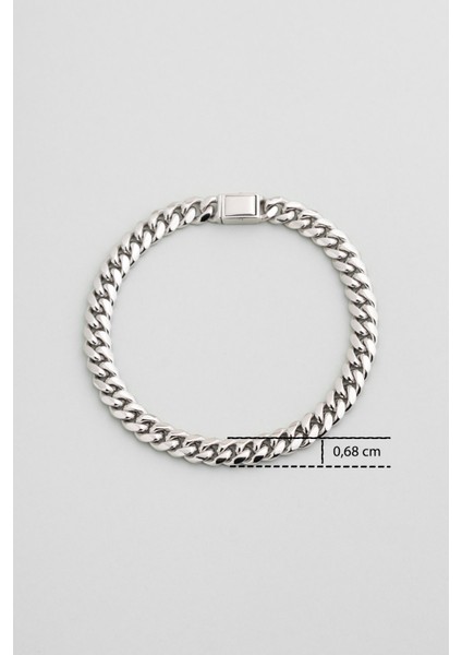 Apollo Italyan Gümüş Erkek Zincir Bileklik modelleri