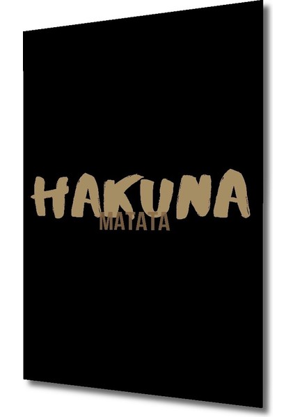 Dekoratif Ahşap Kare Hakuna Matata Tablosu Ev/ofis/işyeri/salon/mutfak/banyo Tablo fiyatları