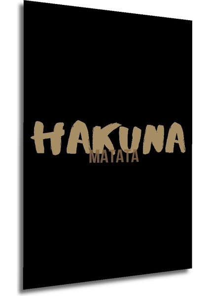Dekoratif Ahşap Kare Hakuna Matata Tablosu Ev/ofis/işyeri/salon/mutfak/banyo Tablo modelleri