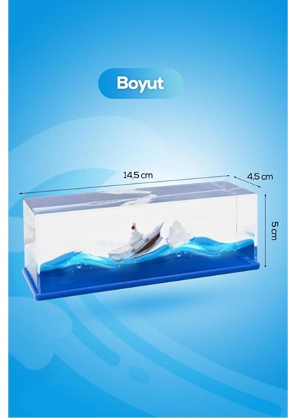 Akvaryum Içinde Batmayan Gemi Hediyelik Dekoratif Ev ve Ofis Hediyesi Özel Aşk Gemisi fiyatları