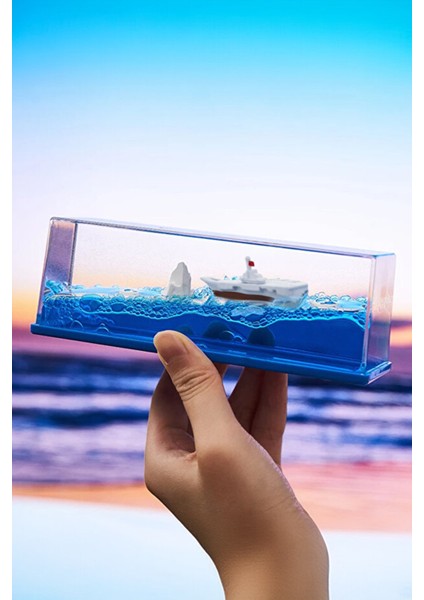 Akvaryum Içinde Batmayan Gemi Hediyelik Dekoratif Ev ve Ofis Hediyesi Özel Aşk Gemisi indirimleri