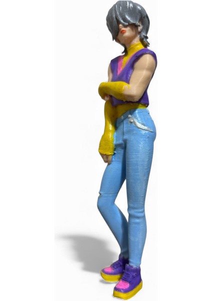 Hd Mystery Kpop Saja Tarzı – El Boyama 3D Koleksiyon Figürü | Demon Hunters Esintili, Fanart Tasarım fiyatları