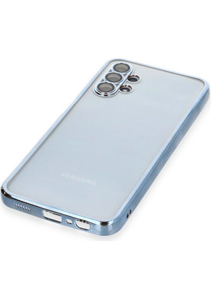 Samsung Galaxy A13 4g Kılıf Lensli Silikon - Açık Mavi fırsatları