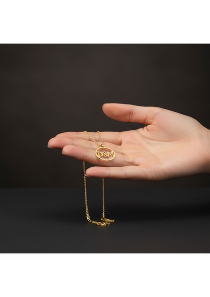 8 Ayar Altın Kolye Ucu D&m GM10979 0.5 gr fiyatları